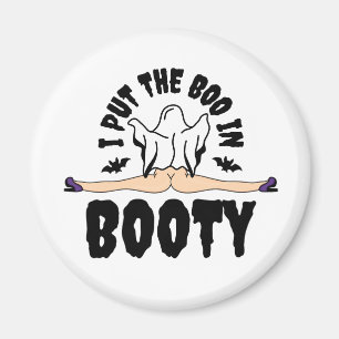 Íman Coloquei o Boo na Dia de as Bruxas engraçado de Bo