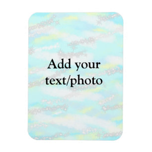 Íman Coloração colorido simples adicione sua foto de te