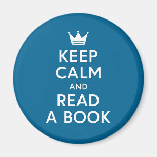 Íman Coloração comestível Guardar Calma e Ler um Livro