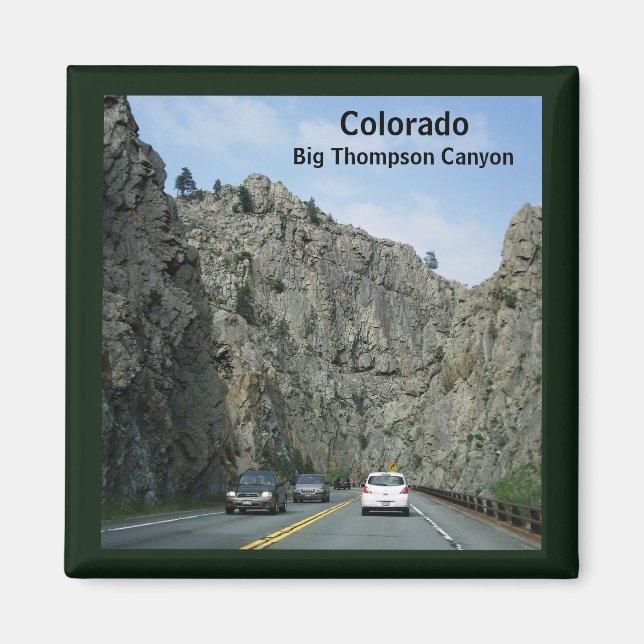 Íman Colorado Big Thompson Canyon Magnet (Frente)