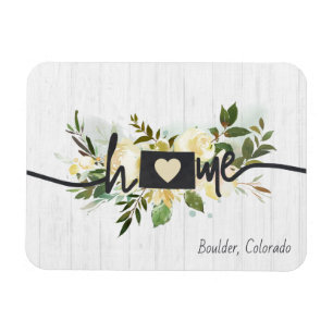 Íman Colorado Estado Personalizado Sua Cidade Natal Rús