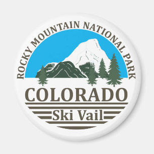 Íman colorado estadual vail ski vintage