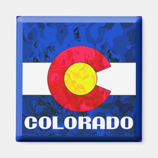 ÍMAN COLORADO FLAG (Frente)