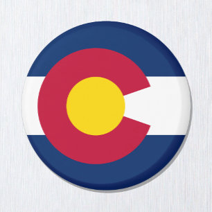 Íman Colorado flag & Colorado, férias/esportes nos EUA