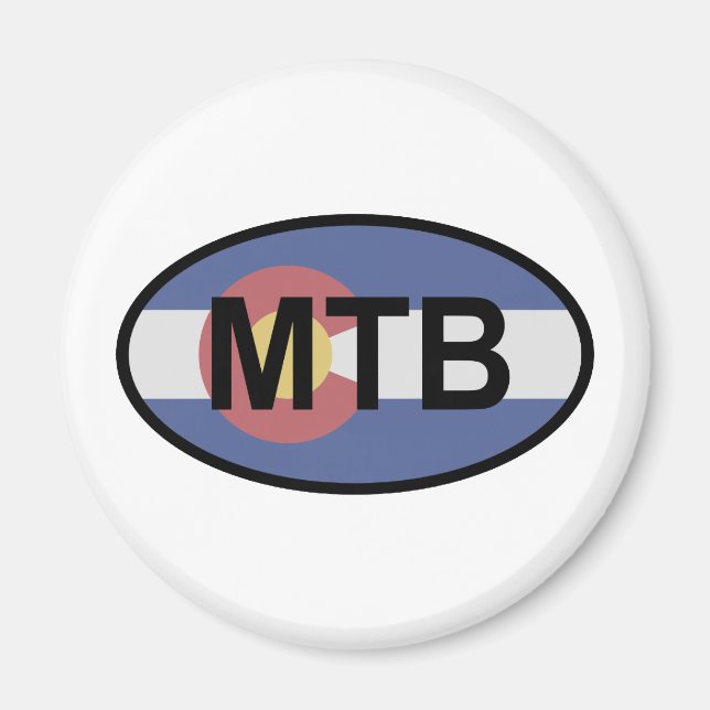 Íman Colorado Flag Mountain Bike (Frente)