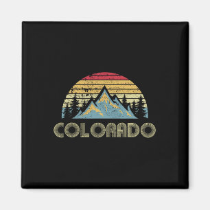 Íman Colorado - Montanhas da Natureza Vintage Retro Cam