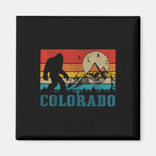 Íman Colorado Pé Grande Vintage Montanhas Rochosas Cami