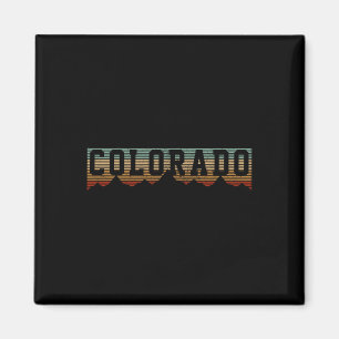 Íman Colorado Vintage Montanhas Rochosas Natureza Ao Ar