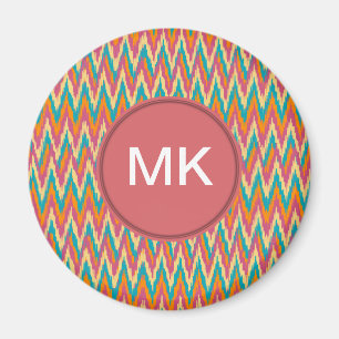 Íman Colores de Especiarias de Design do iKat Zigzag