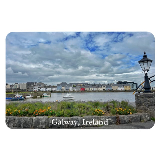 Íman Colorful Claddagh (Galway Bay) em Galway, Irlanda (Horizontal)
