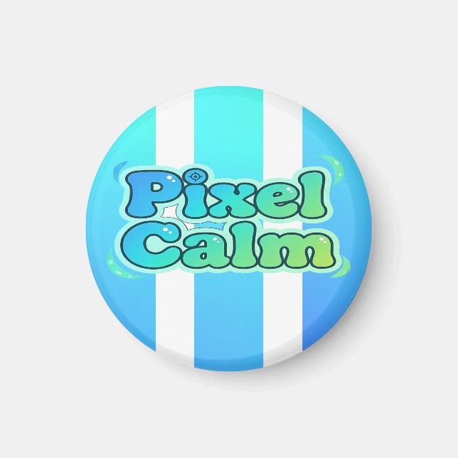 Íman Colorful Geometric Spectrum Design (Frente)