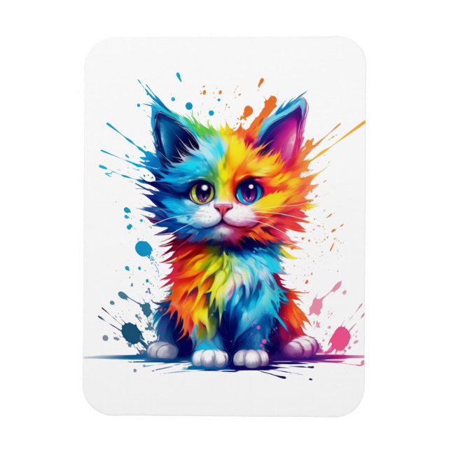 Íman Colorful Kitten (Vertical)