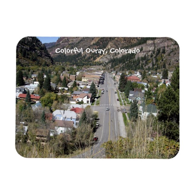 Íman Colorful Ouray, Colorado Magnet (Horizontal)