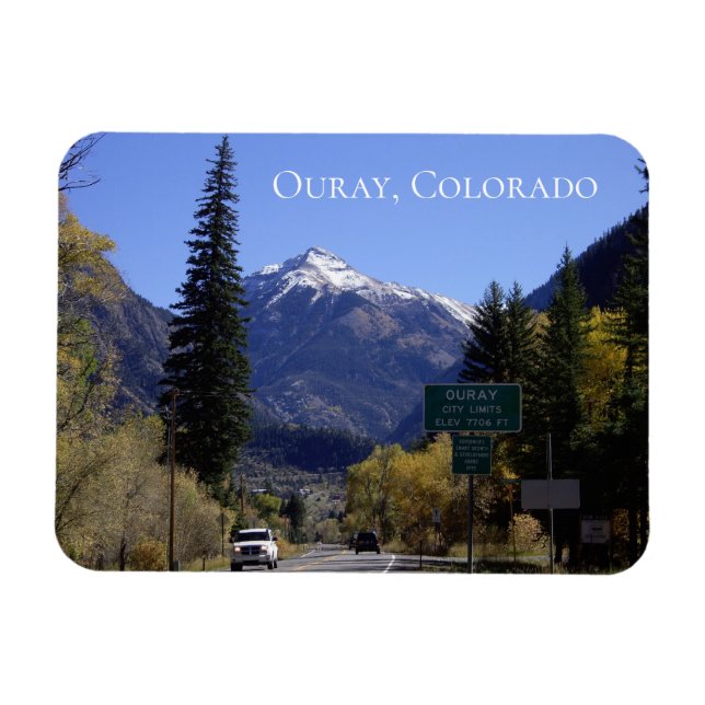 Íman Colorful Ouray, Colorado Magnet (Horizontal)