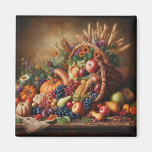 Íman Colorida/Ação de Graças/Cornucopia/Queda