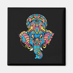 Íman Colorida Estatueta de Ganesha Hinduísmo Yoga
