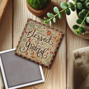 Íman Colorida Folga Abençoada Grande Imagem de Inspiriv