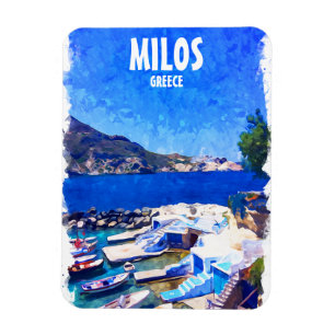 Íman Colorida Milos Grécia Art