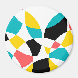 Íman Colorida, moderna, moderna, legal, circular única