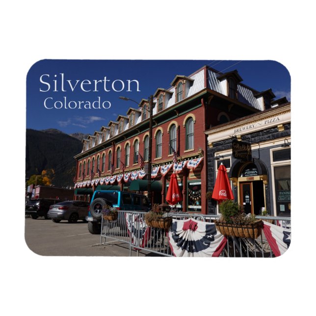 Íman Colorida Silverton, Colorado Magnet (Horizontal)