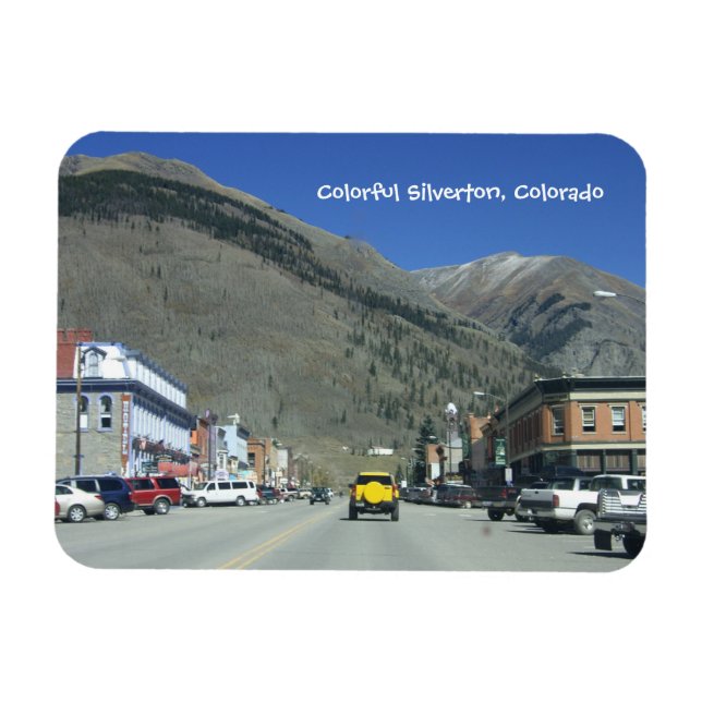 Íman Colorida Silverton, Colorado Magnet (Horizontal)