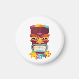 Íman Colorida Tiki e Flores