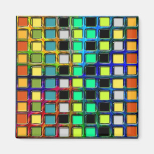 Íman Colorido Grade-Telhado por Shirley Taylor