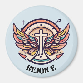 Íman Colorir as Asas Cruzadas Coloridas