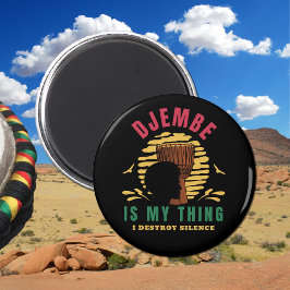 Íman Colorir Djembe é a minha coisa, Drum Africano