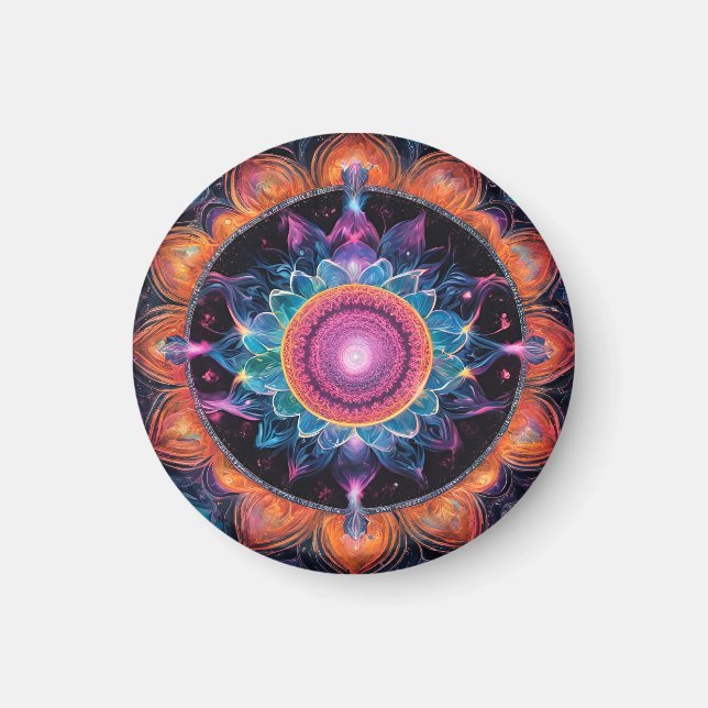 Íman Colorir Mandala (Frente)