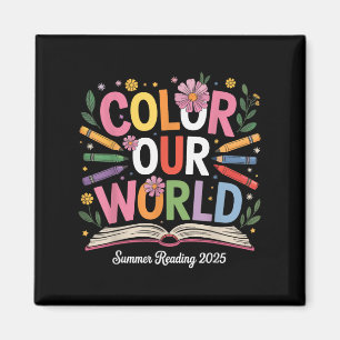 Íman Colorir Nosso Mundo Leitura de Verão 2025 Livro Fo
