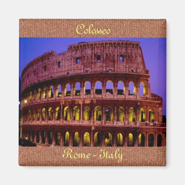 Íman Colosseo (Roma) (Frente)