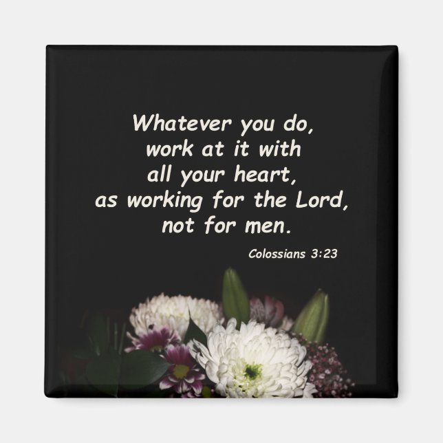 Íman Colossianos 3:23 (Frente)