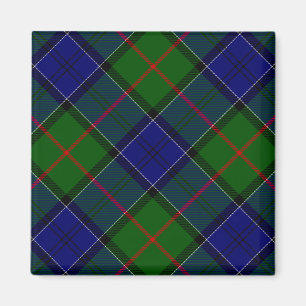 Íman Colquhoun tartan xadrez verde azul