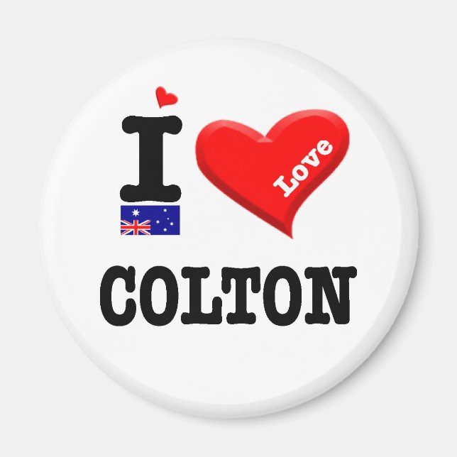 Íman COLTON - I Love (Frente)