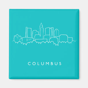 Íman Columbus, Ohio Skyline