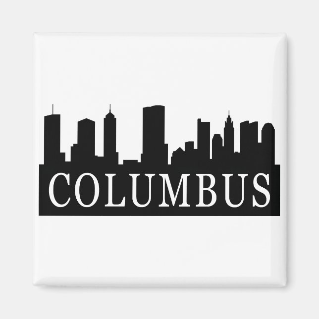 Íman Columbus Skyline (Frente)