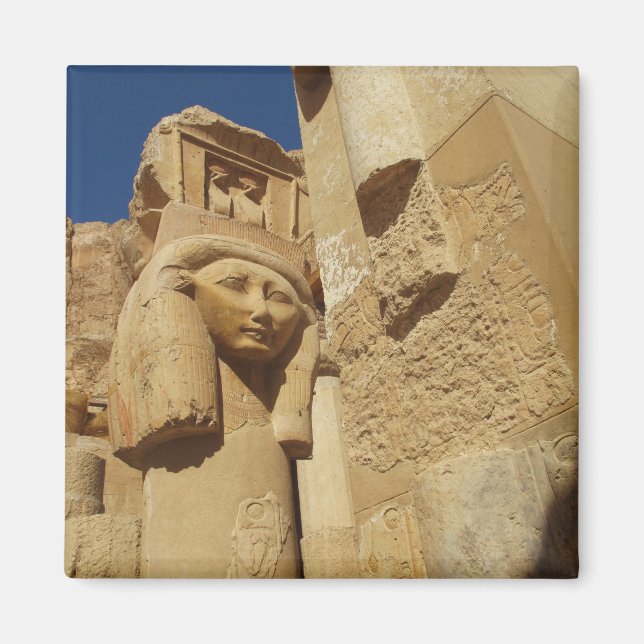 Íman Coluna Hathor - Templo de Queen Hatshepsut, Egito (Frente)