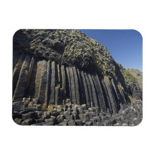 Íman Colunas de Basalto pela Caverna de Fingal, Staffa,