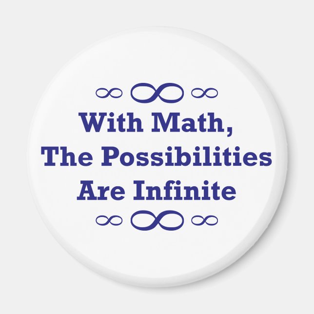 Íman Com A Matemática, As Possibilidades São Infinitas (Frente)