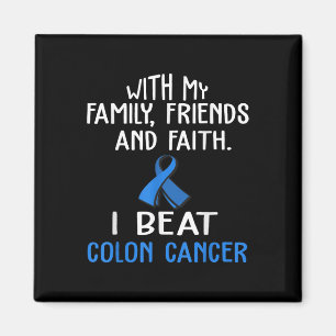 Íman Com A Minha Família &amp; Fé, Eu Ganho Colon Cance