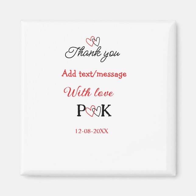 Íman Com amor adicionar nome do casal letra obrigado ad (Frente)