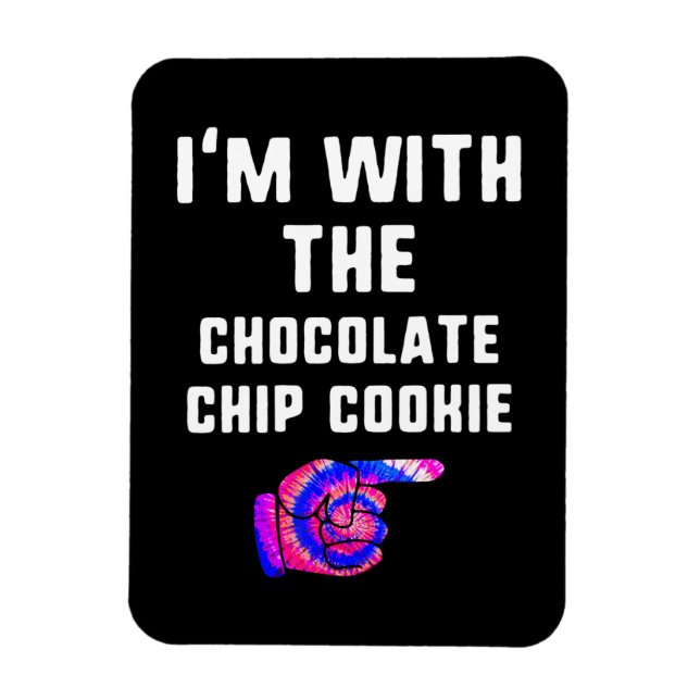 Íman Com Chocolate Chip Cookie Tie Dye Halloween (Vertical)