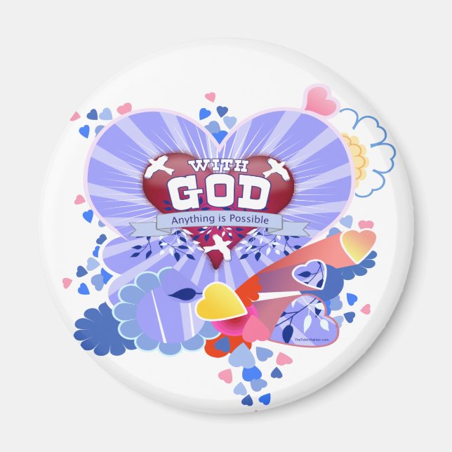 Íman Com Deus Corações (Frente)