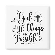 Com Deus, todas as coisas são possíveis - Matthew 