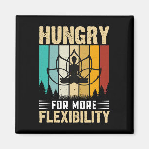 Íman Com Fome de Mais Flexibilidade Yoga Design
