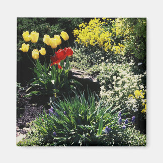 íman com jardim de flores