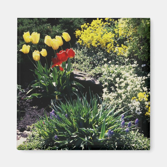 íman com jardim de flores (Frente)