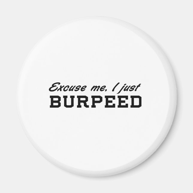 Íman Com Licença, Eu Acabei De Burpetar (Frente)