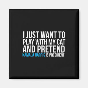 Íman Com Meu Gato, Kamala Harris É O Presidente